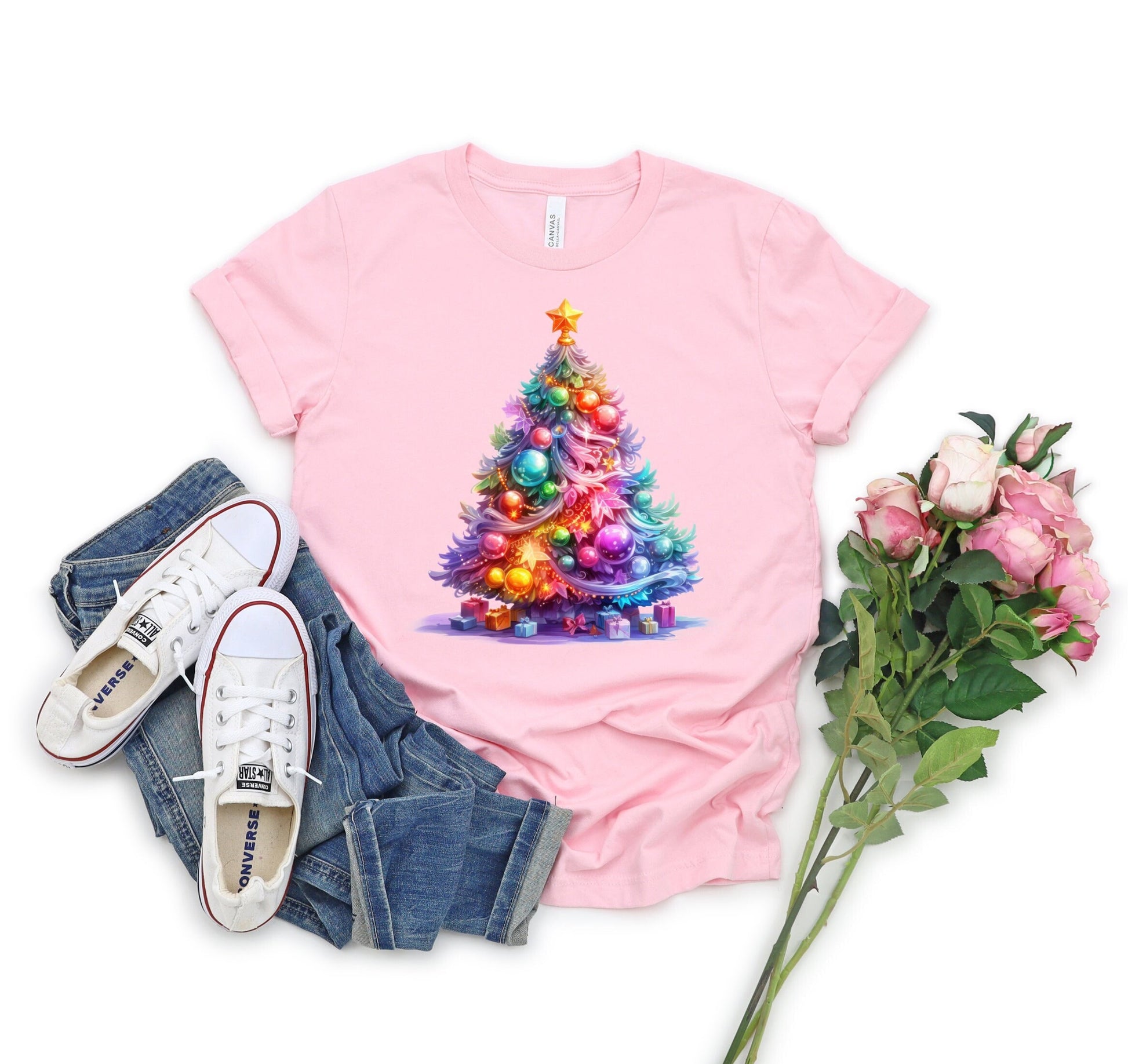 The Decorated Christmas Tree T-Shirt Makes the Perfect Gift for Friends, Family, Coworkers or yourself.  Check Out My Shop for even more Great Designs.
www.scorpiontees.etsy.com